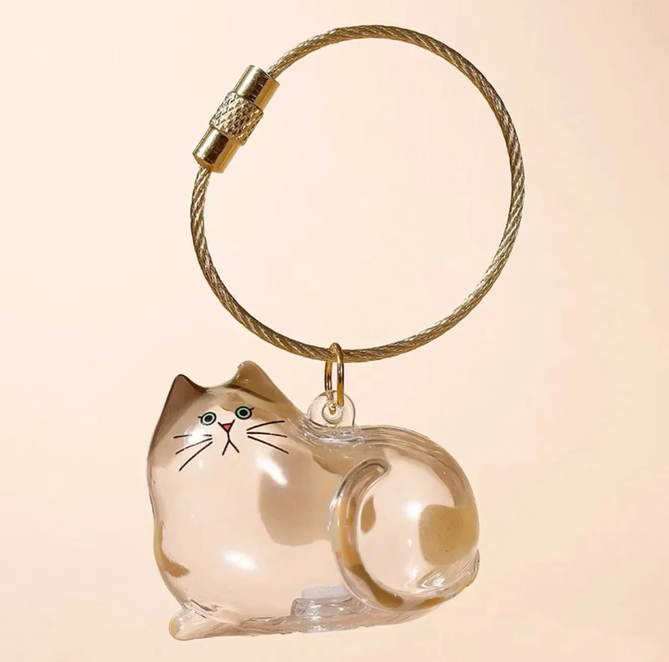 Cat Hair Keychain