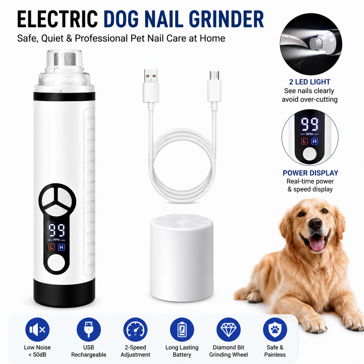 Electric Dog Nail Grinder